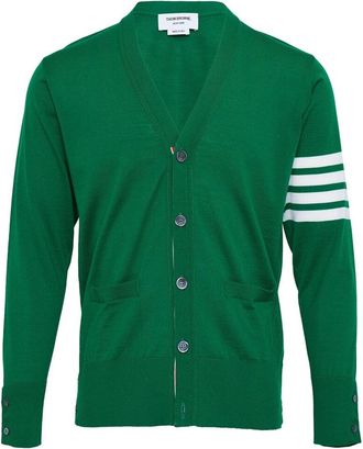 Thom Browne Cardigan A Righe-Uomo