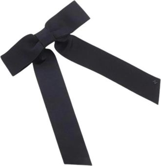 Chanel Pre-owned Accessories, female, Black, Size: ONE SIZE Pre-owned Satin Hair Accessories
