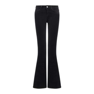 Dondup Flared Jeans, female, Black, Size: W33 jeans poliestere