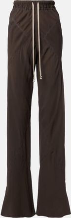 Rick Owens Pantaloni a gamba larga in charmeuse di seta