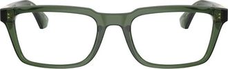 Burberry Modebrillen in Blauwe Stijl - Heren - Brillen - Groen - 52 MM - Accessoires