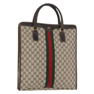 Gucci Pre-owned Tote Bags, female, Beige, Size: ONE SIZE Pre-owned Vintage Tote Bag