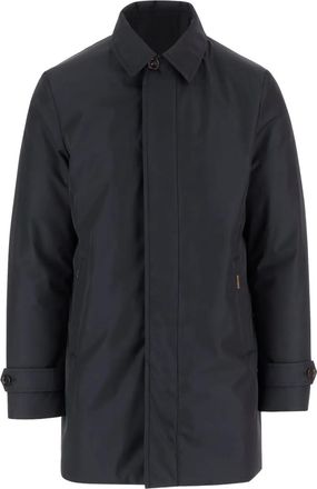 Moorer Cappotto corto monopetto - Blu