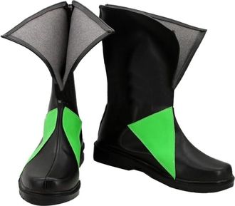 Generic Womens Anime Cosplay Boots for Meliodas Fancy Stage Performance Props Shoes Custom Made Halloween Christma Comic Con (Black,10.5)