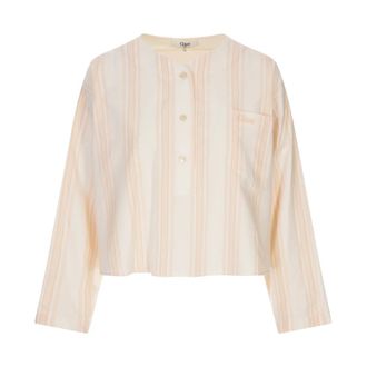 Chloé Dames, Tops, Roze, Maat: XS Katoen
