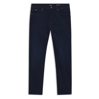 HUGO BOSS Slim-fit Jeans - Heren - Slim Fit Jeans - Blauw - W36 L32 - Katoen - Jeans