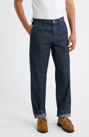AG - Adriano Goldschmied Archie Straight Leg Selvedge Trouser Jeans in Carlson at Nordstrom, Size 30 X 33
