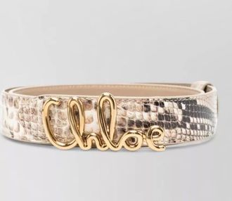 Chlo&eacute; leather belt