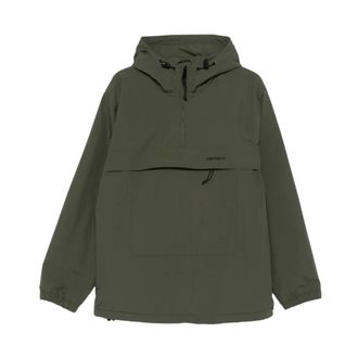 Carhartt Work in Progress Jassen, Heren, Groen, M, Polyester, Windbreaker Pullover