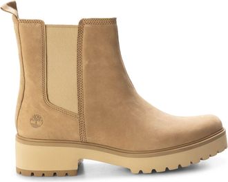 Timberland Womens Timberland Carnaby Cool Mid Chelsea Boots in Taupe