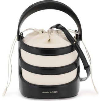 Alexander McQueen Two-tone Leather The Rise Bucket Bag
