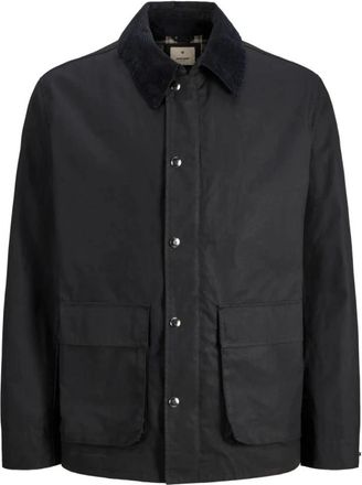 Jack & Jones Bluclint Jacket - Heren - Zomerjassen - Zwart - M - Katoen - Jassen