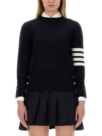 Thom Browne Milano Stitch Sweater - Blue