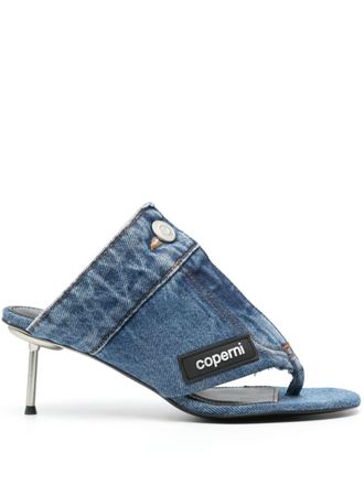 Coperni Sandali denim 70mm - Blu