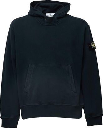 Stone Island Oversized Hooded Cotton Sweatshirt