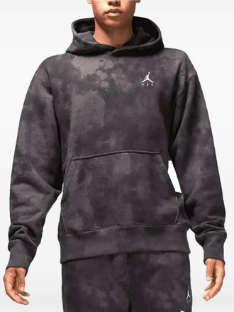 Nike Jordan tie-dye long-sleeve hoodie - men - Fabric - M - Grey