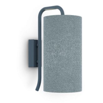 Belid Pensile Aplique Con Pantalla Azurita, Cable De Encendido 1x E27