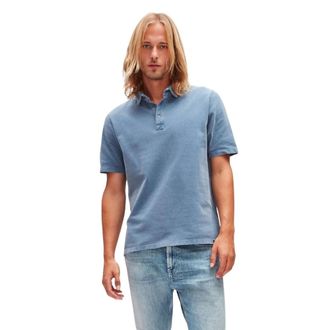 7 For All Mankind Heren, Tops, Blauw, Maat: M Piqu&eacute;