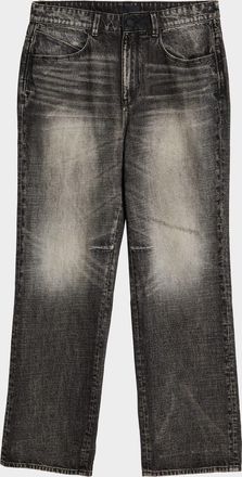 Rta Mens Jonas Distressed Straight-Leg Jeans