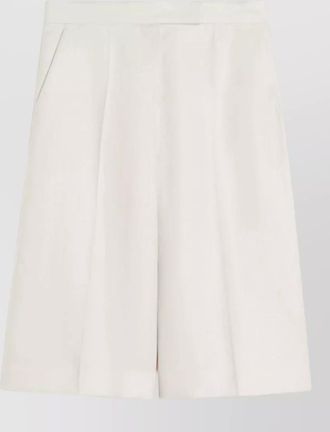 Max Mara linen bermuda shorts