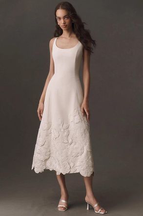Mestiza New York Amanda Appliqu&eacute; Midi Dress