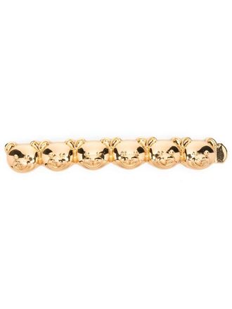 Moschino Fermaglio Teddy Bear - Oro