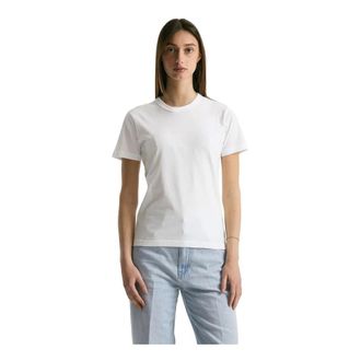 Mauro Grifoni T-Shirts, female, White, Size: S T-shirt girocollo mezza manica regular
