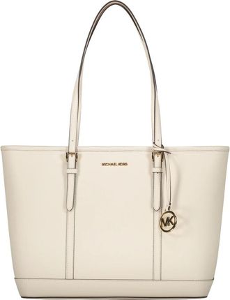 Michael Kors Klassieke leren tas - Dames - Shoppers - Beige - ONE Size - Leer - Tassen