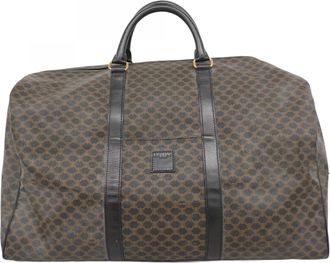 Celine Black Pvc Boston Bag (Pre-Owned)