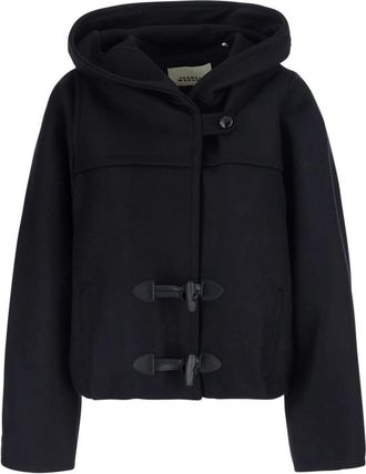 Isabel Marant Denim Jas met Distress Details - Dames - Winterjassen - Blauw - M - Denim - Jassen