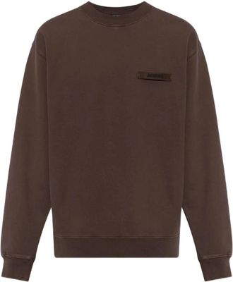 Jacquemus Hombre, Sudaderas, Marr&oacute;n, Talla: M
