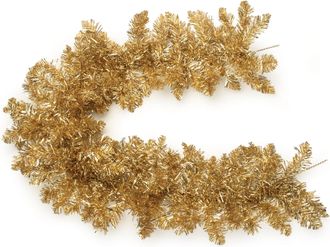 Melrose International Metallic Pine Tinsel Garland 5L - Gold