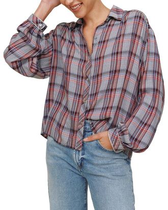Bella Dahl Trimmed Flowy Shirt