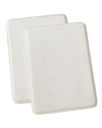Royal Velvet Set Of 2 Signature Solid Memory Foam Bath Rugs