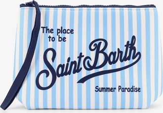MC2 Saint Barth Pochette Aline in scuba con motivo a righe - MC2 SAINT BARTH - gender_Man