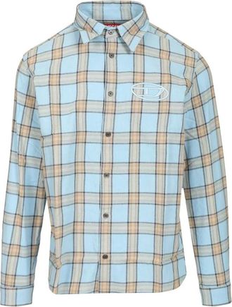 Diesel Hombre, Camisas, Azul, Talla: S