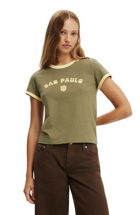 Cotton On Womens The Original Graphic Tee in Sao Paulo Moss Agate at Nordstrom, Size Xx-Small