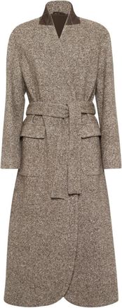 Brunello Cucinelli Cappotto Con Cintura-Donna