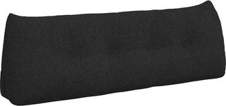 vidaXL Back Pillow Black 140 x 24 x 50 cm Fabric vidaXL