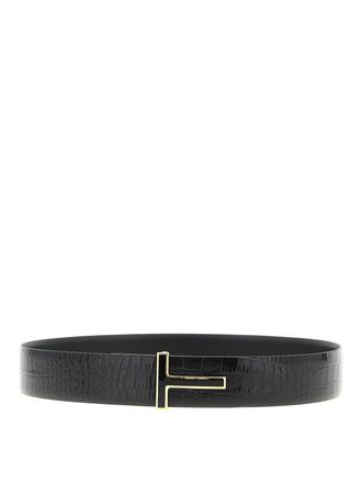 Tom Ford Reversible Crocodile Belt