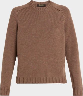 Loro Piana Neo Parksville Cashmere Crewneck Sweater