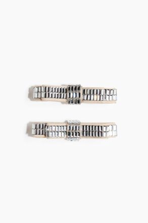 H&M 2er-Pack Haarspangen mit Strassverzierungen - Beige
