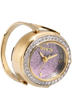 Invicta Mini 49600 Dames Horloge - Quartz Uurwerk - Roestvrij Staal met roze Wijzerplaat - 24mm