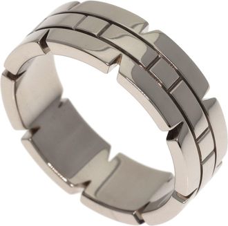 Cartier Silver White Gold (18K) Band Ring (Pre-Owned)