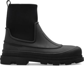 Moncler Vera Pulse Chelsea Boots - Heren - Regenlaarzen - Zwart - 43 1/2 EU - Leer - Schoenen