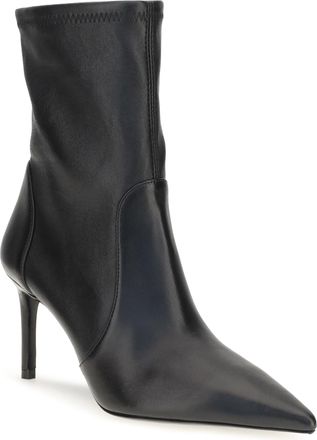 Stuart Weitzman Womens Power Ankle Boots Black Calf Leather Bos Taurus