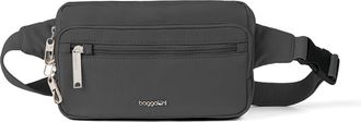 Baggallini Securtex Classic Anti-Theft Belt Bag Sling in Charcoal at Nordstrom