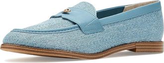 Franco Sarto Stellan Womens Dress Flat Shoes Denim Blue Woven : 8.5 M, Leather/Suede/Textile
