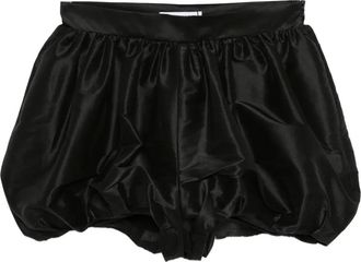 Viktor & Rolf Shorts in raso con orlo a palloncino - Nero