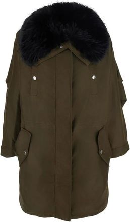 Stand Studio Frankie Coat - Dames - Parka Jassen - Groen - XS - Polyester - Jassen
